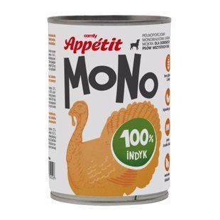 Влажный корм для собак Comfy Appetit Mono 400 г - индейка - masterzoo.ua