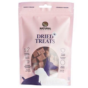 Ласощі для собак Natural Dried Treats Кубики 100 г - яловичина - masterzoo.ua