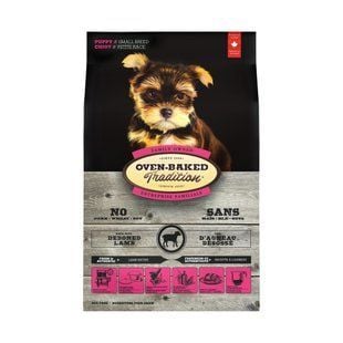 Cухой корм для щенков Oven-Baked Tradition Puppy Small Breed 2,27 кг - ягнёнок - masterzoo.ua