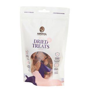Ласощі для собак Natural Dried Treats 100 г - яловичина, курка та індичка - masterzoo.ua