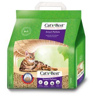 Cat's Best Smart Pellets древесный наполнитель 2,5 кг   - masterzoo.ua