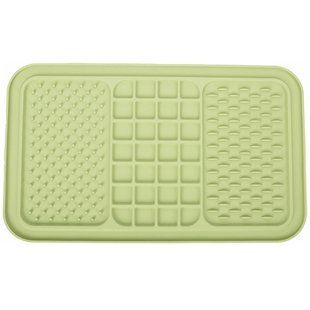 Pet Fun миска-коврик для собак 29х18х0,9 см - зеленый - masterzoo.ua