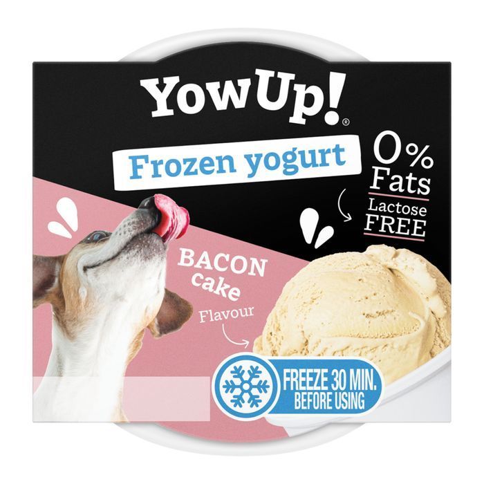 Йогурт для собак YowUp Frozen Yogurt Bacon Cake 110 г - торт з беконом - masterzoo.ua