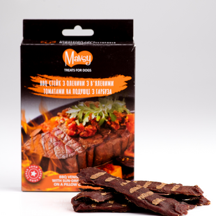 Ласощі для собак Mavsy Refined jerky 100 г - оленина - masterzoo.ua