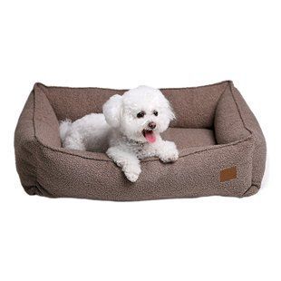 Noble Pet Albert Teddy лежак для собак M 70х50 см &ndash; коричневый - masterzoo.ua