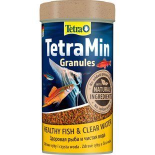 Сухой корм для всеядных аквариумных рыб Tetra Min Granules 100 г - гранулы - masterzoo.ua