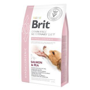 Cухой корм для собак Brit GF Veterinary Diet Hypoallergenic 2 кг - лосось и горох - masterzoo.ua