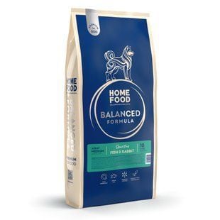 Cухой корм для собак Home Food Sensitive Balanced Formula 10 кг - рыба и кролик - masterzoo.ua