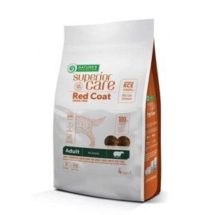 Cухой корм для собак Nature's Protection Superior Care Red Coat Grain Free Adult All Breeds 4 кг - ягнёнок - masterzoo.ua