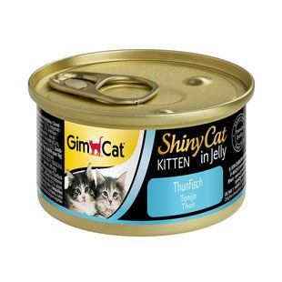 Влажный корм для котят GimCat Shiny Cat 70 г - тунец - masterzoo.ua