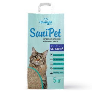 Sani Pet бентонитовый наполнитель 5 кг - без аромата  - masterzoo.ua