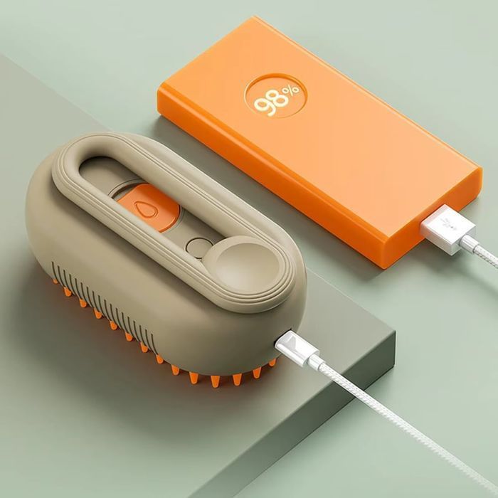 Щітка масажна для собак Me&Pet 12х4,5х6,5 см - колір в асортименті - masterzoo.ua