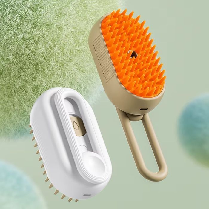 Щітка масажна для собак Me&Pet 12х4,5х6,5 см - колір в асортименті - masterzoo.ua