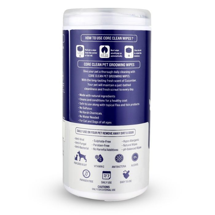 Pet Clean Pet Grooming Wipes салфетки для кошек 50 шт - японская вишня - masterzoo.ua