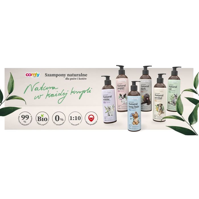Шампунь для цуценят Comfy Natural 250 мл - арганова олія - masterzoo.ua