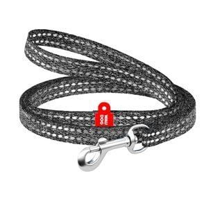 Поводок для котов COLLAR WAUDOG Светоотражающий XS - серый - masterzoo.ua
