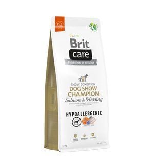 Сухой для собак Brit Care Hypoallergenic Dog Show Champion 12 кг - лосось и сельдь - masterzoo.ua