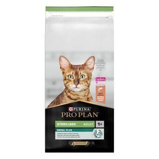 Сухой корм для кошек Pro Plan Sterilised Adult Renal Plus 14 кг - лосось - masterzoo.ua