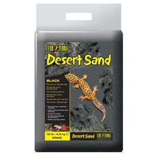 Наполнитель для террариума Exo Terra &laquo;Desert Sand&raquo; Песок 4,5 кг (чёрный) - masterzoo.ua
