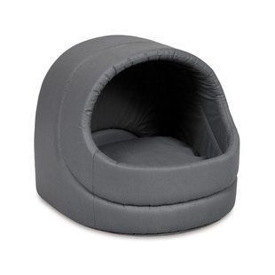 Priroda Comfort домик-лежак для собак 32х31х28 см - серый - masterzoo.ua