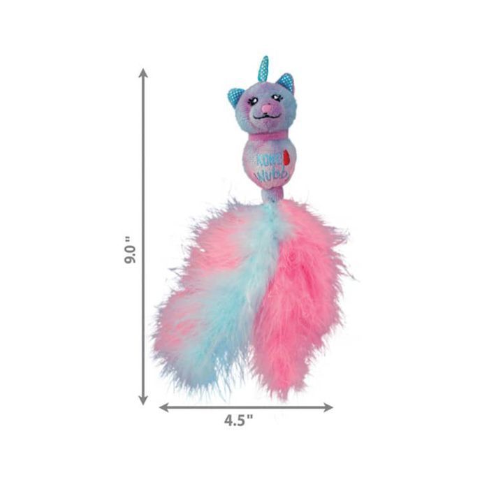 Kong Wubba Caticorn іграшка для котів 22,9х11,4 см - різнокольоровий - masterzoo.ua