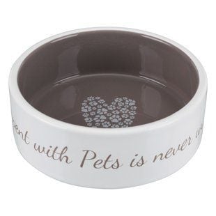 Trixie Pet's Home миска керамическая для собак 300 мл - бежевый - masterzoo.ua