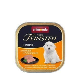 Влажный корм для щенков Animonda Vom Feinsten Junior 150 г - птица и сердца индейки - masterzoo.ua