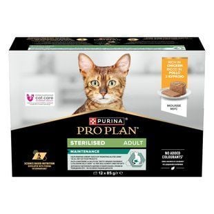 Влажный корм для кошек Pro Plan Adult Sterilised Maintenance 12 шт х 85 г - курица - masterzoo.ua