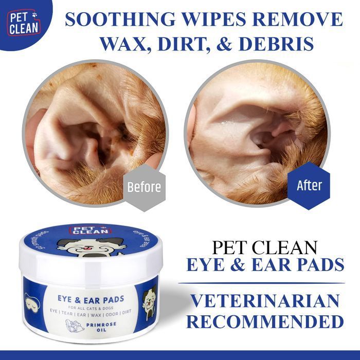 Pet Clean Eye and Ear Pads салфетки ушей и глаз собак 50 шт - masterzoo.ua