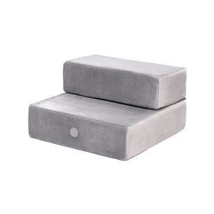 Ступеньки для собак Harley and Cho Tetris Grey Velur Single S 44 х 44 х 24 см - masterzoo.ua