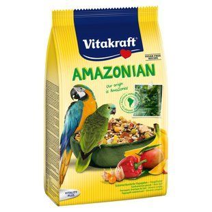 Корм для крупных амазонских попугаев Vitakraft Amazonian 750 г - ассорти - masterzoo.ua