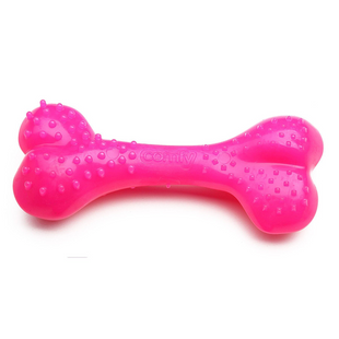 Іграшка для собак Comfy кістка 8,5 см - рожевий - masterzoo.ua