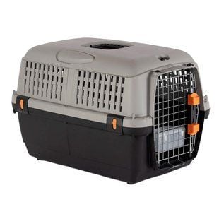 Переноска для кошек MP Bergamo IATA Bracco Travel 1 48x32x31 см - серый - masterzoo.ua