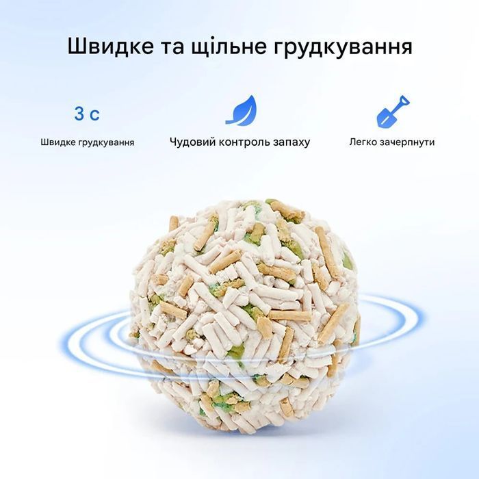 Petkit Urine Monitor Cat Litter кукурузный наполнитель 2,4кг - без аромата - masterzoo.ua