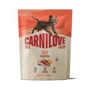 Сухий корм для кошенят Carnilove True Fresh Kittens 400 г - яловичина - masterzoo.ua