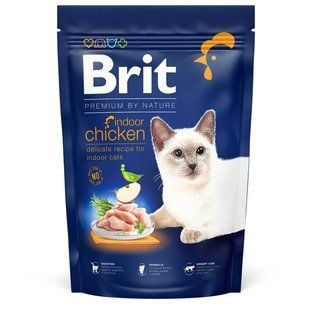 Cухой корм для кошек Brit Premium by Nature Indoor 1,5 кг - курица - masterzoo.ua