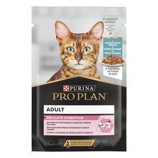 Влажный корм для кошек Pro Plan Adult Delicate Digestion 85 г - океаническая рыба - masterzoo.ua