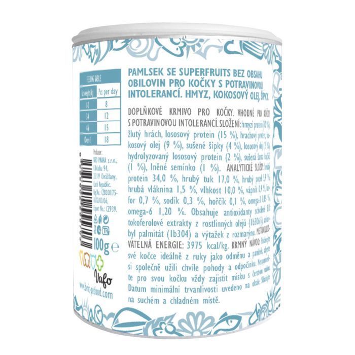 Лакомство для кошек Brit Care Superfruits Insect 100 г - насекомые - masterzoo.ua