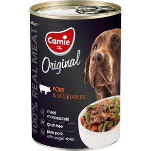 Влажный корм для собак Carnie Original Mono Protein 400 г - свинина и овощи - masterzoo.ua