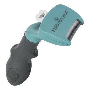 Инструмент для удаления подшерстка FURminator для короткошерстных кошек, размер S - masterzoo.ua