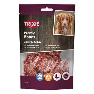Лакомство для собак Trixie Premio Bones 80 г - утка и рис - masterzoo.ua