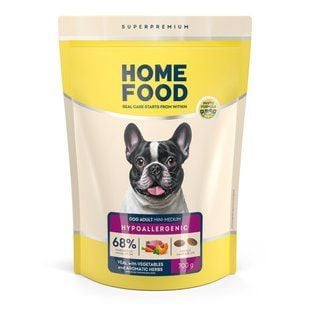 Cухой корм для собак Home Food Hypoallergenic Mini-Medium Adult 700 г - телятина, овощи и ароматные травы - masterzoo.ua