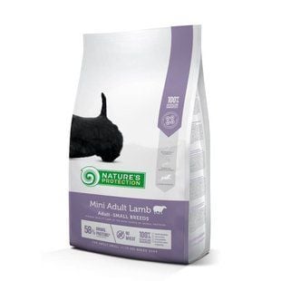 Cухой корм для собак Nature's Protection Adult Small Breeds 2 кг - ягнёнок - masterzoo.ua
