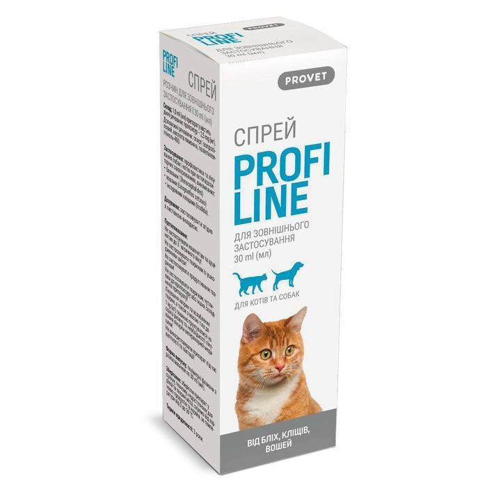 Спрей для собак PROVET Profiline 30 мл - dgs - masterzoo.ua