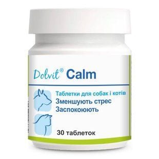 Таблетки для собак та котів Dolfos Dolvit Calm 30 шт - masterzoo.ua