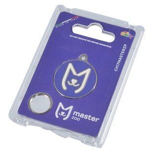 My family Master Zoo Tag медальон-адресник на ошейник для собак - фиолетовый - masterzoo.ua