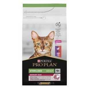 Сухой корм для кошек Pro Plan Sterilised Adult Savoury Duo 1,5 кг - утка и печень - masterzoo.ua