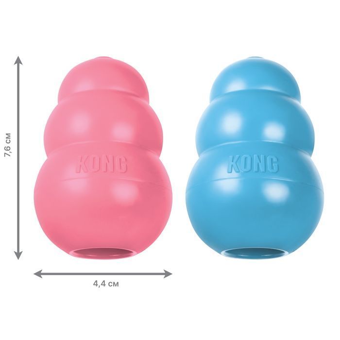 Kong Puppy іграшка для цуценят S 7,6 см - колір в асортименті - masterzoo.ua