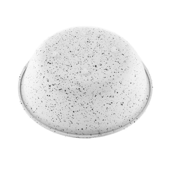 ArjanImpex Premium Ribbed Speckle миска металлическая для кошек 350 мл - белый - masterzoo.ua