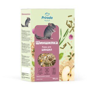 Корм для шиншил Priroda Шиншилка 500 г - асорті - masterzoo.ua